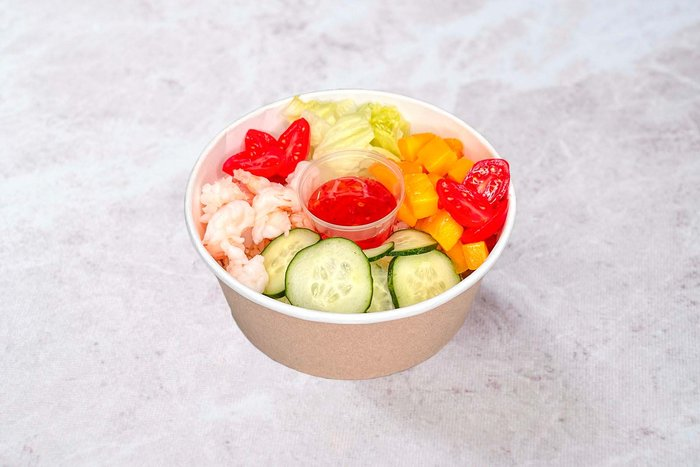 Поке с креветками